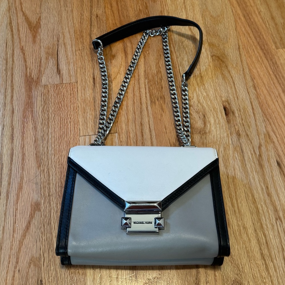 Michael Kors Black and Gray Women's Bag